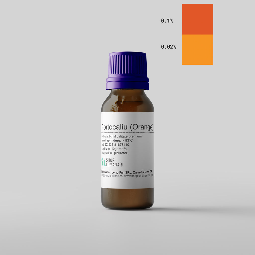 Colorant Lichid Portocaliu - 10g