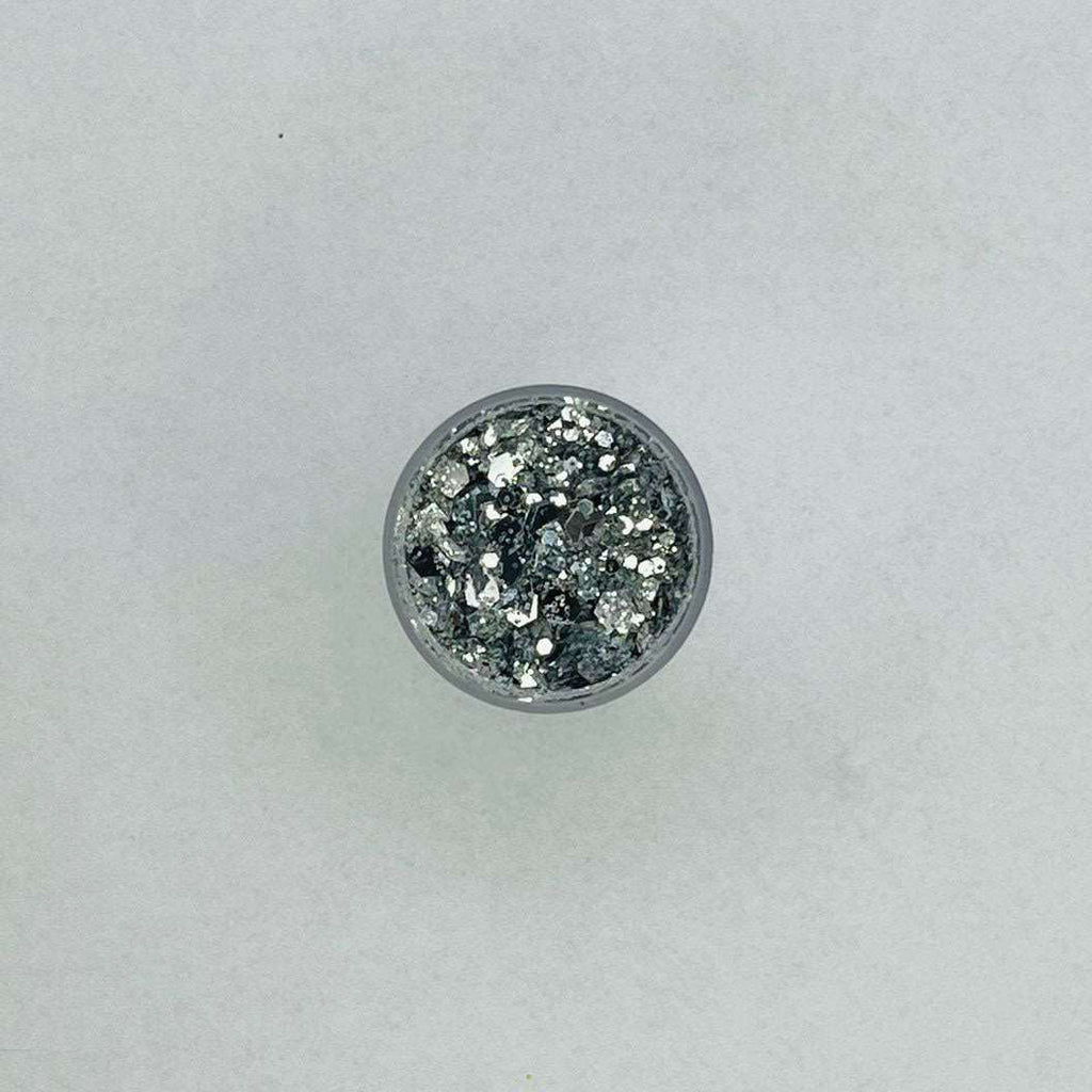 Chunky Glitter argintiu  - 10g