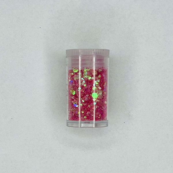 Chunky Glitter roz roșiatic - 10g