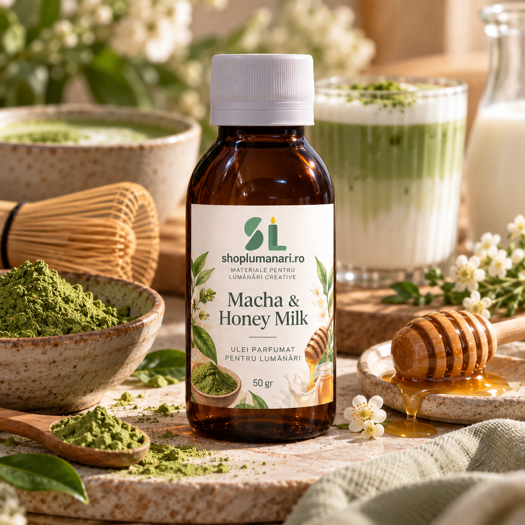 Ulei parfumat pentru lumanari Matcha & Lapte cu miere