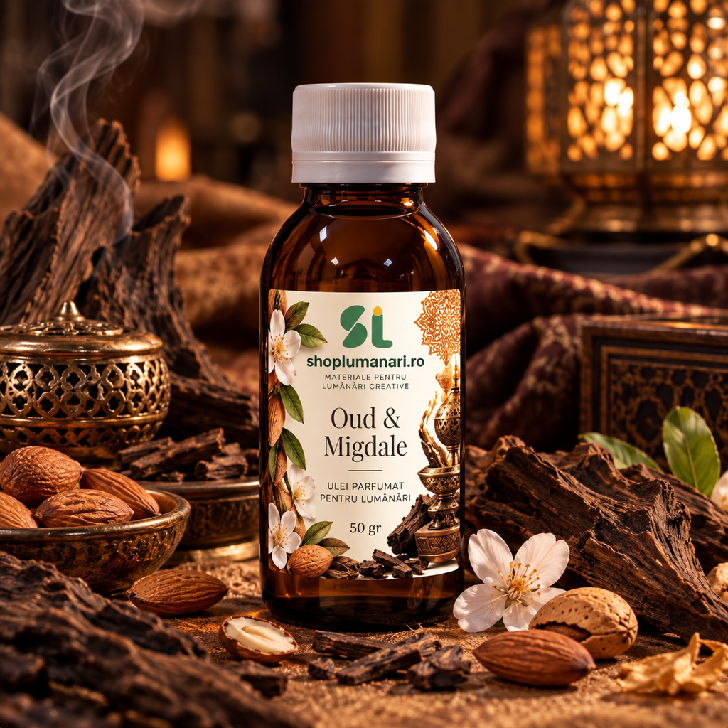 Ulei parfumat pentru lumanari Oud & Migdale